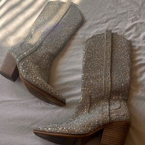 Rhinestone cowgirl boots